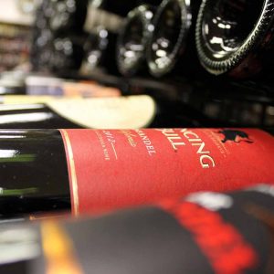bottle in wine shop