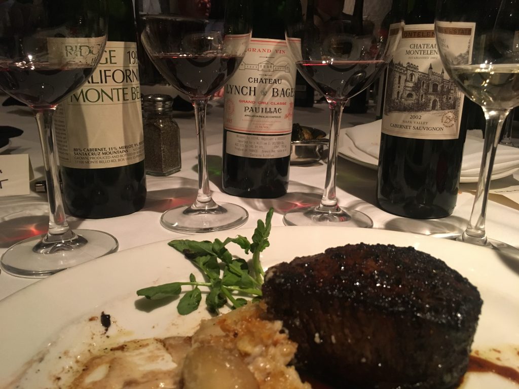 lynch-bages, ridge vineyards, chateau montelena