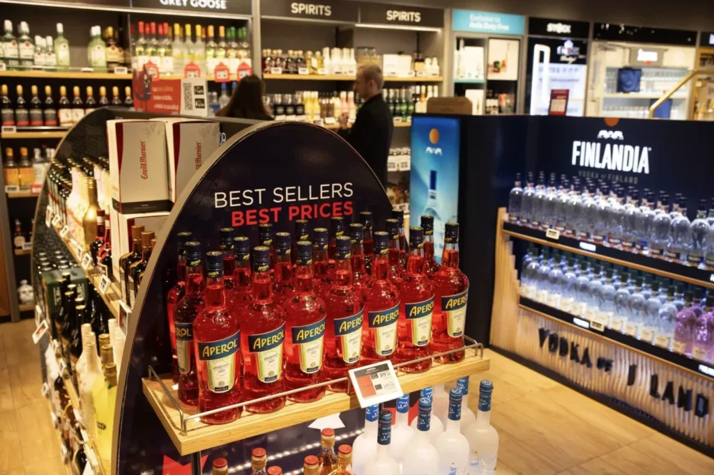 Bottles of Aperol for sale in Warsaw, Poland, on Feb. 14, 2024. <i>Photographer: Andrey Rudakov/Bloomberg</i>